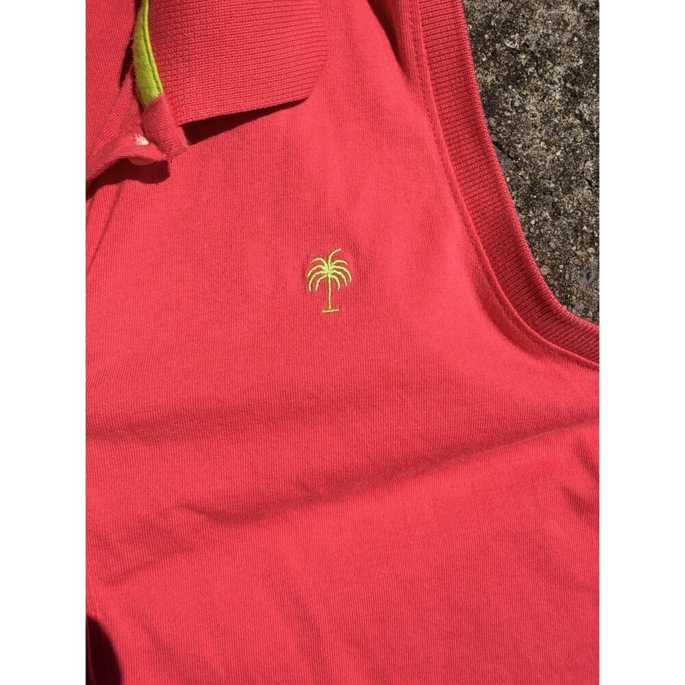 Lilly Pulitzer Pink Sleeveless Polo Women's Size Large - Picture 3 of 5